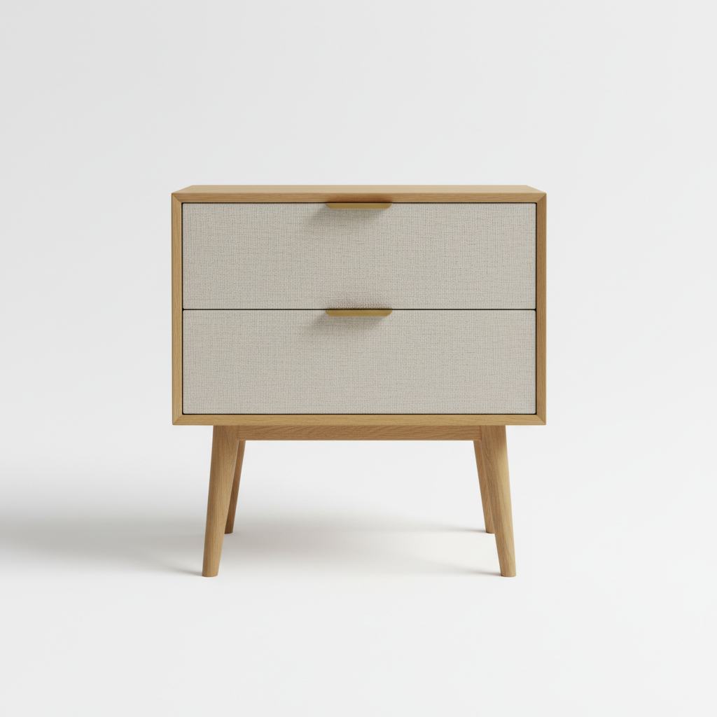 Contemporary Linen Nightstand