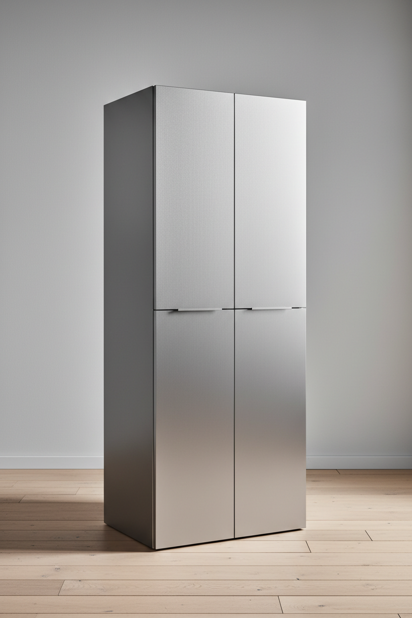Contemporary Metal Cabinet