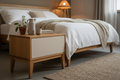 Rustic Linen Nightstand