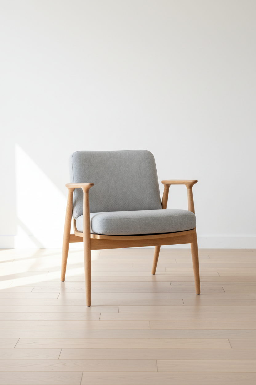 Scandinavian Oak Chair